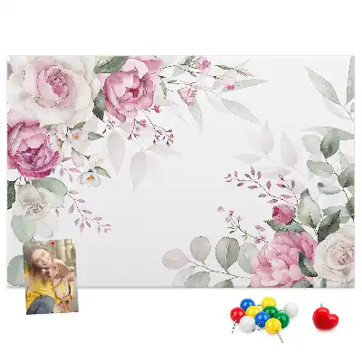 Pinnwand Blumenrahmen