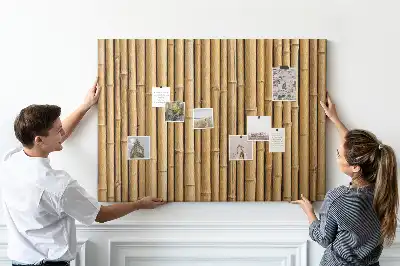 Bilder-Korktafel Bambusstöcke