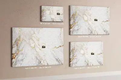 Kork-Pinnwand im dekorativen Marmor-Design