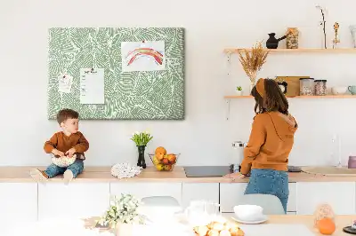 Bilder-Korktafel Blätter Natur Muster