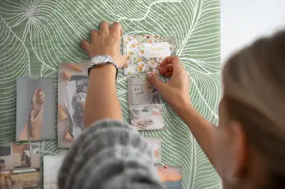 Bilder-Korktafel Blätter Natur Muster