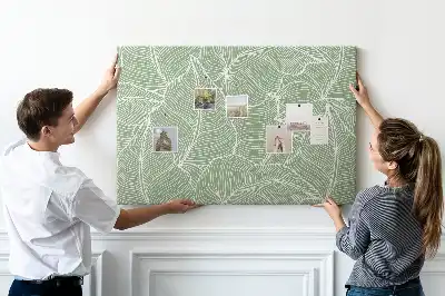 Bilder-Korktafel Blätter Natur Muster