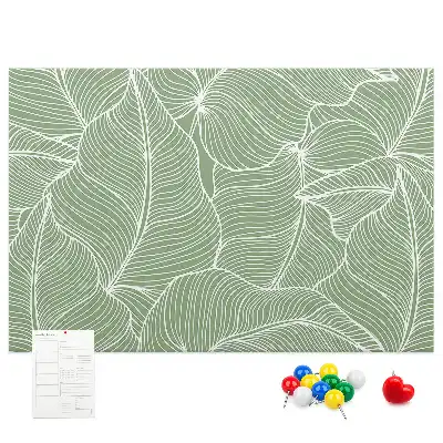 Bilder-Korktafel Blätter Natur Muster