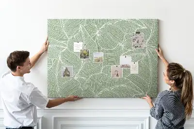 Bilder-Korktafel Blätter Natur Muster