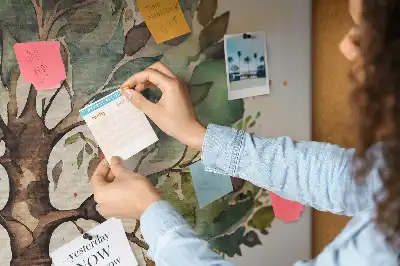 Bedruckte Korkplatte mit Stammbaum für die Familie