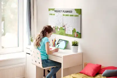 Kork Pinnwand Schulstundenplan Schüler