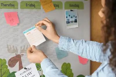 Kork Pinnwand Schulstundenplan Schüler