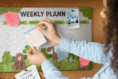 Kork Pinnwand Schulstundenplan Schüler