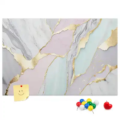 Pinnwand im klassischen Marmordesign