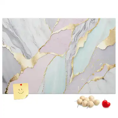 Pinnwand im klassischen Marmordesign