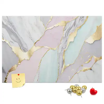 Pinnwand im klassischen Marmordesign
