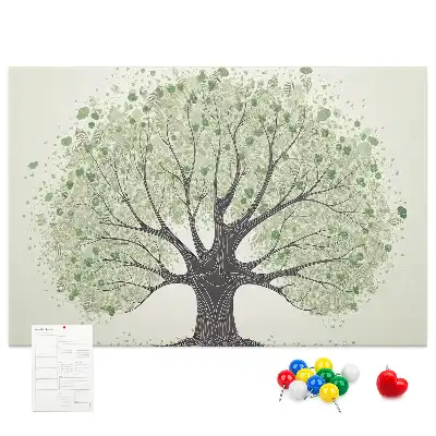 Bilder-Korktafel Mächtige Eiche Natur