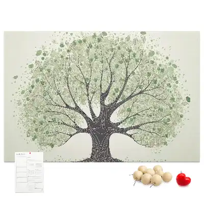 Bilder-Korktafel Mächtige Eiche Natur