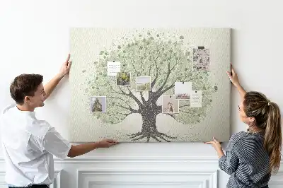 Bilder-Korktafel Mächtige Eiche Natur