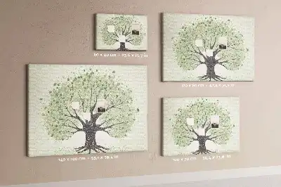 Bilder-Korktafel Mächtige Eiche Natur