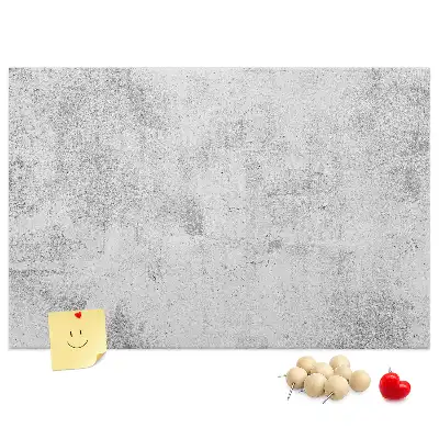 Bilder-Korktafel mit Betonmauer-Motiv