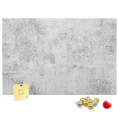Bilder-Korktafel mit Betonmauer-Motiv