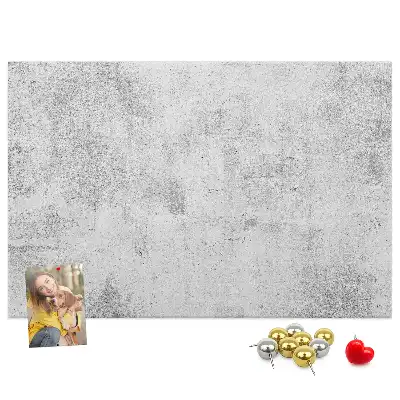 Bilder-Korktafel mit Betonmauer-Motiv