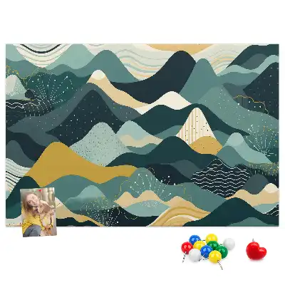 Pinnwand Illustrative Berge