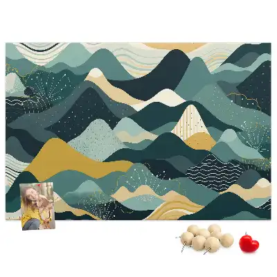 Pinnwand Illustrative Berge