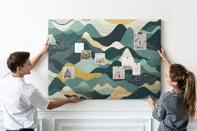 Pinnwand Illustrative Berge