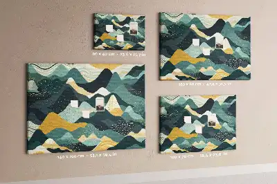 Pinnwand Illustrative Berge