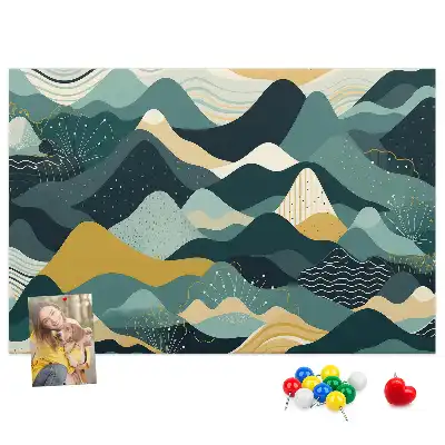 Pinnwand Illustrative Berge