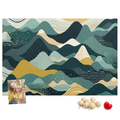 Pinnwand Illustrative Berge