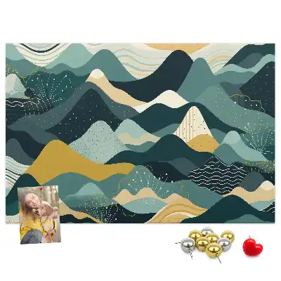 Pinnwand Illustrative Berge