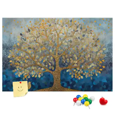 Kork Pinnwand Abstrakter Baum