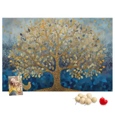 Kork Pinnwand Abstrakter Baum