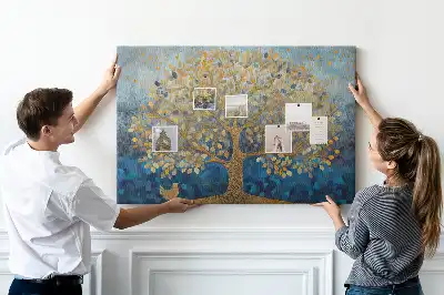 Kork Pinnwand Abstrakter Baum