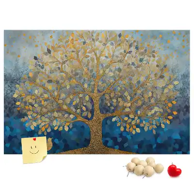 Kork Pinnwand Abstrakter Baum