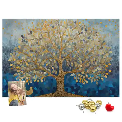 Kork Pinnwand Abstrakter Baum