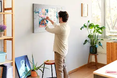 Bilder Korktafel in Form einer Weltkarte