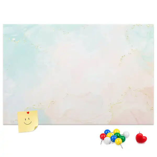Kork Pinnwand Aquarell Marmor