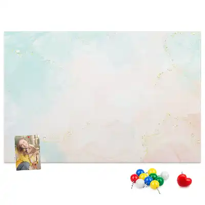 Kork Pinnwand Aquarell Marmor