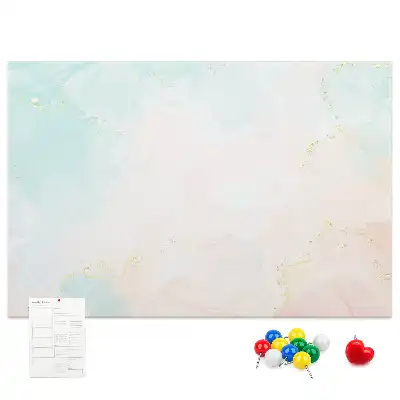 Kork Pinnwand Aquarell Marmor