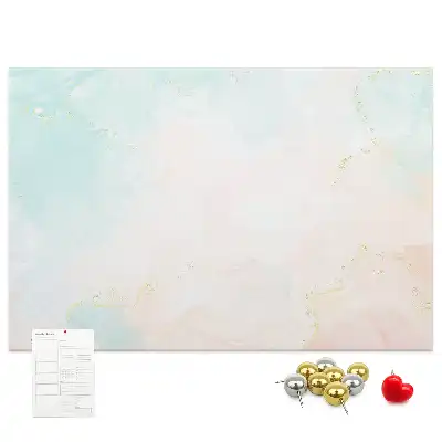 Kork Pinnwand Aquarell Marmor
