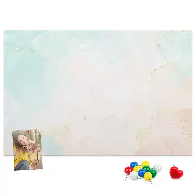 Kork Pinnwand Aquarell Marmor