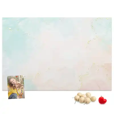 Kork Pinnwand Aquarell Marmor