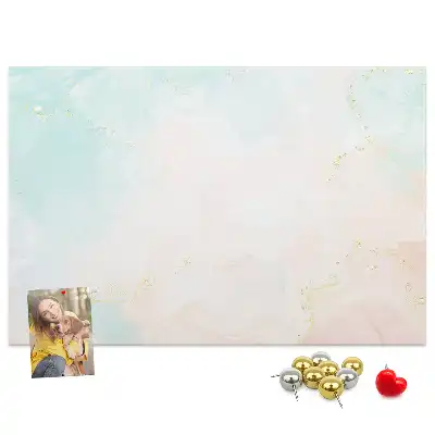 Kork Pinnwand Aquarell Marmor