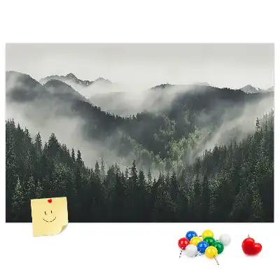 Bilder-Korktafel Wald Landschaft
