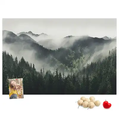 Bilder-Korktafel Wald Landschaft