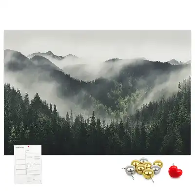 Bilder-Korktafel Wald Landschaft