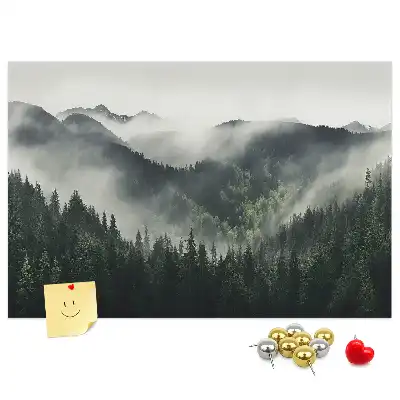 Bilder-Korktafel Wald Landschaft