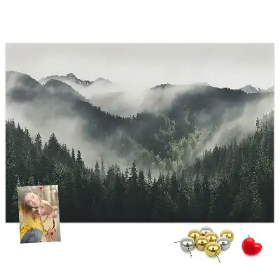 Bilder-Korktafel Wald Landschaft