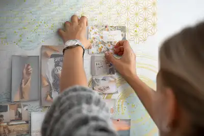 Bedruckte Korkplatte Dekoratives grafisches Motiv