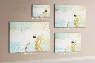 Bedruckte Korkplatte Dekoratives grafisches Motiv