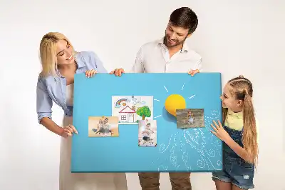 Bilder-Korktafel Glühbirne Zeichnung